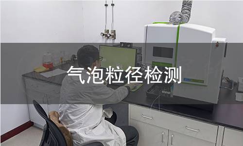 气泡粒径检测