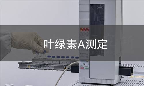 叶绿素A测定