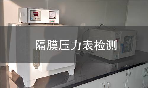 隔膜压力表检测