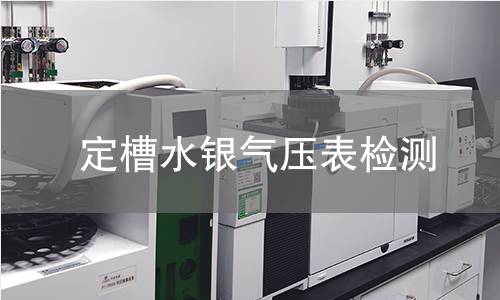 定槽水银气压表检测