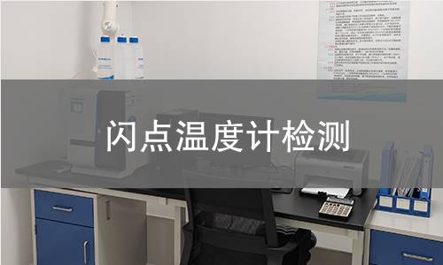 闪点温度计检测