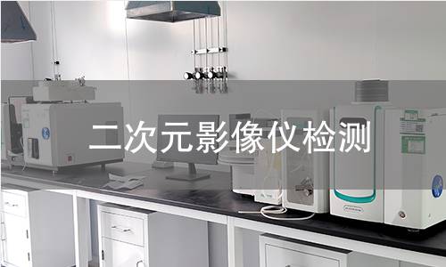二次元影像仪检测