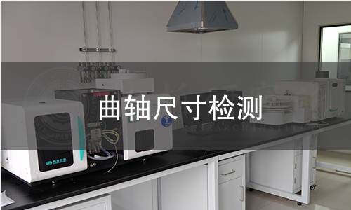 曲轴尺寸检测