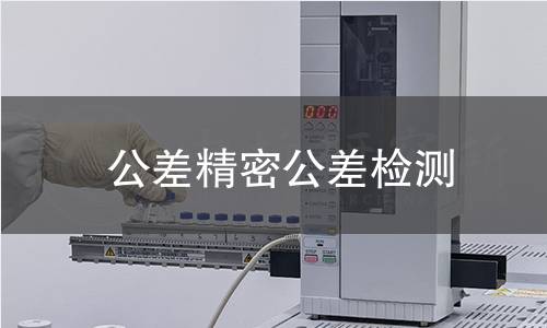 公差精密公差检测