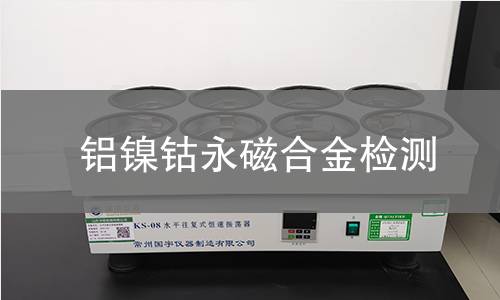 铝镍钴永磁合金检测