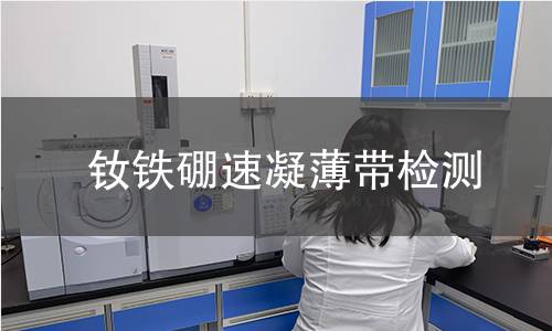 钕铁硼速凝薄带检测