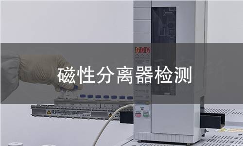 磁性分离器检测