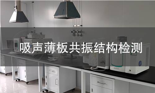 吸声薄板共振结构检测