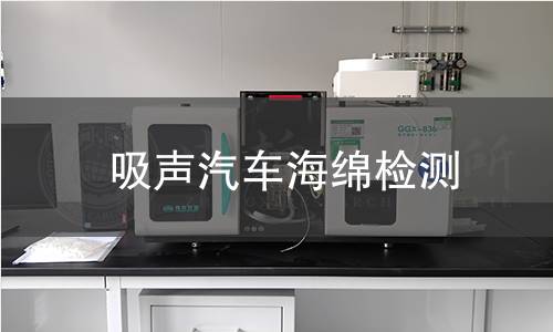 吸声汽车海绵检测