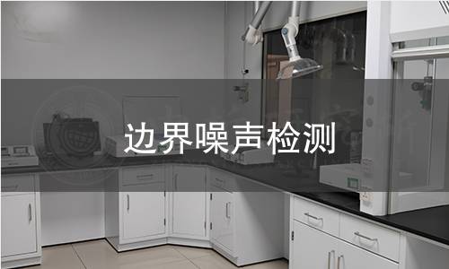 边界噪声检测