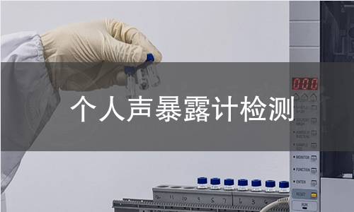 个人声暴露计检测