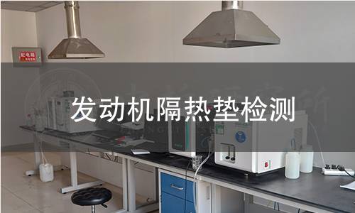 发动机隔热垫检测