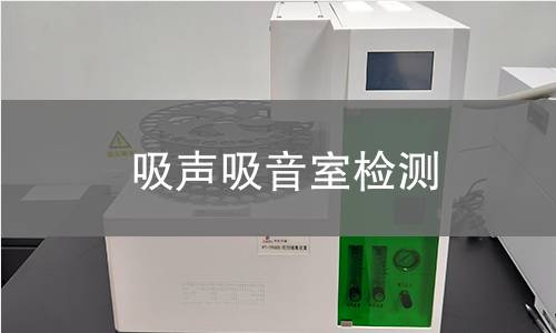 吸声吸音室检测