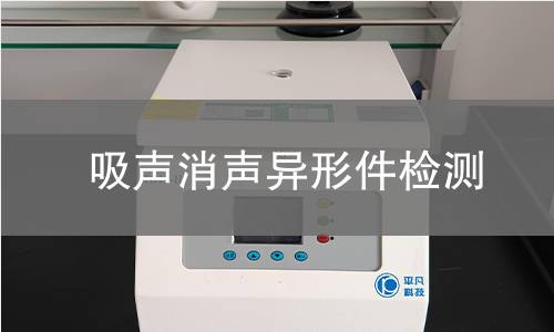 吸声消声异形件检测
