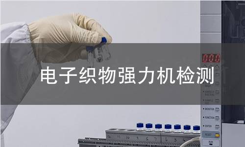 电子织物强力机检测
