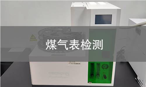 煤气表检测