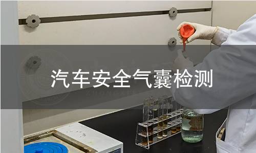 汽车安全气囊检测