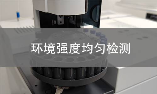环境强度均匀检测