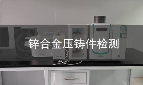锌合金压铸件检测