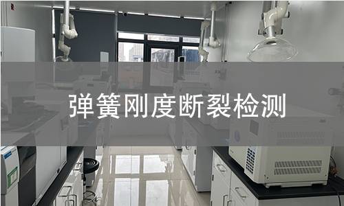 弹簧刚度断裂检测