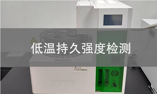 低温持久强度检测