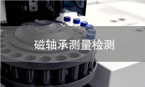 磁轴承测量检测