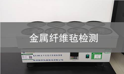 金属纤维毡检测