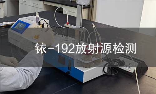 铱-192放射源检测