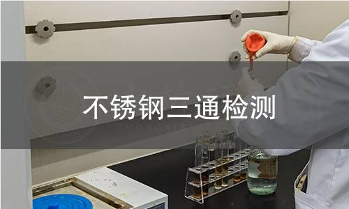 不锈钢三通检测