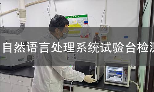 自然语言处理系统试验台检测