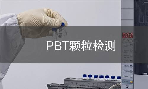 PBT颗粒检测