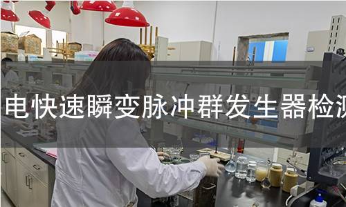 电快速瞬变脉冲群发生器检测