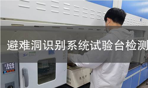 避难洞识别系统试验台检测