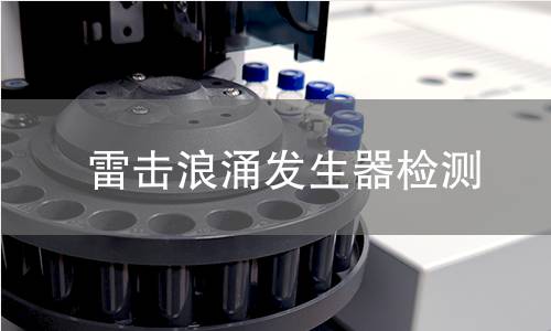 雷击浪涌发生器检测