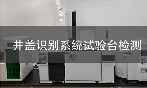 井盖识别系统试验台检测