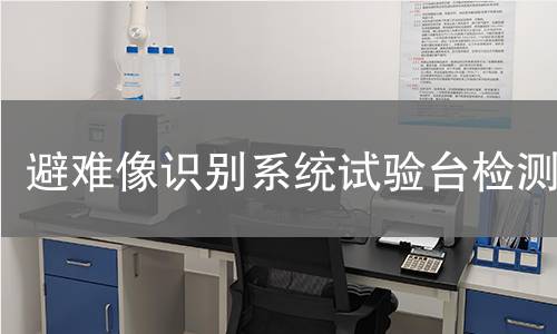 避难像识别系统试验台检测