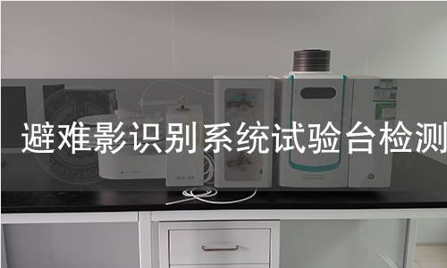 避难影识别系统试验台检测