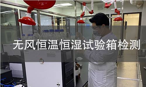 无风恒温恒湿试验箱检测