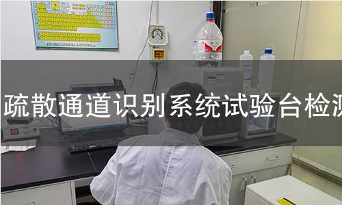疏散通道识别系统试验台检测