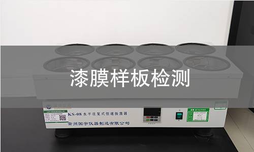 漆膜样板检测