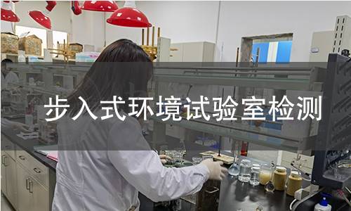 步入式环境试验室检测