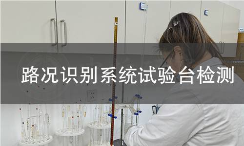 路况识别系统试验台检测