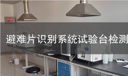 避难片识别系统试验台检测