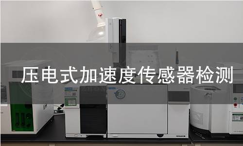 压电式加速度传感器检测