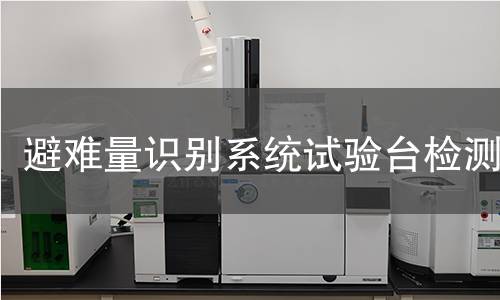 避难量识别系统试验台检测