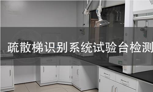 疏散梯识别系统试验台检测