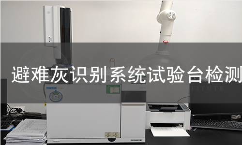 避难灰识别系统试验台检测