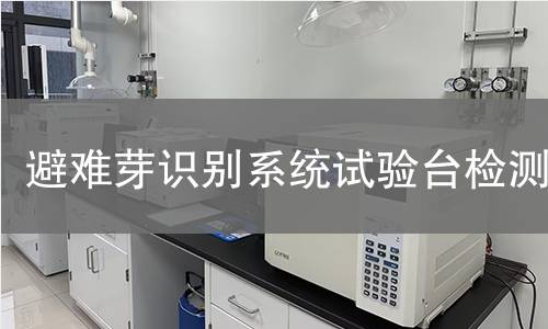 避难芽识别系统试验台检测