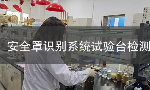 安全罩识别系统试验台检测