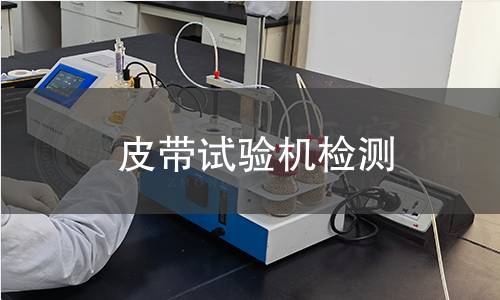 皮带试验机检测